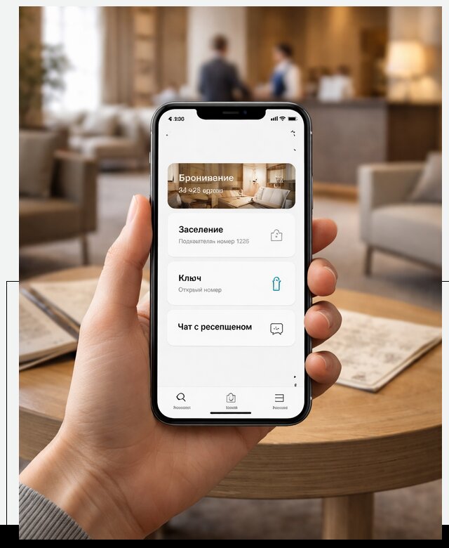 Мобильное приложение для гостей отеля в Печоре, управление сервисом